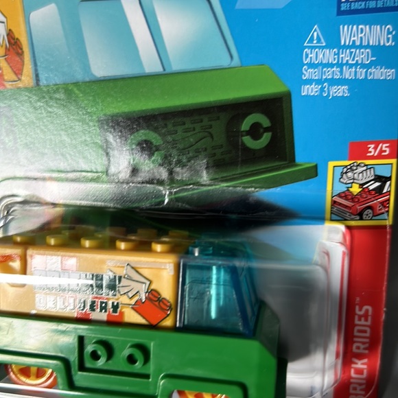 Mattel | Toys | Hot Wheels Brick Rides Brickin Delivery | Poshmark